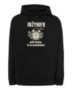 TL1770 SIM25 Śmieszna Bluza z kapturem dla Inżyniera <br>Czas Uciekać