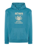 TL1770 SIM30 Śmieszna Bluza z kapturem dla Inżyniera <br>Czas Uciekać