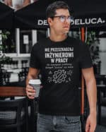 TL1771 SIM14 Prezent dla Inżyniera Koszulka Ważna Praca