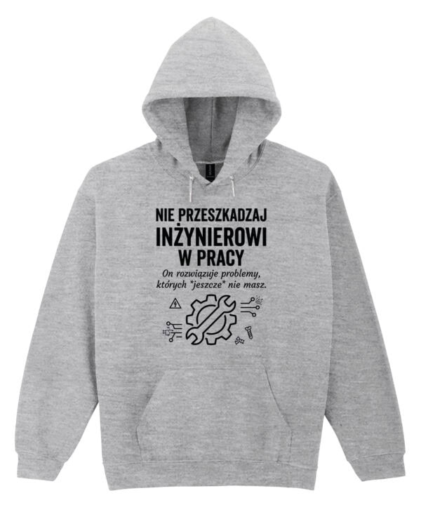 TL1771 SIM16 Prezent dla Inżyniera Bluza z kapturem <br>Ważna Praca