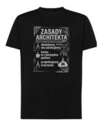TL1772 SIM11 Prezent dla Architekta Koszulka Śmieszne Zasady