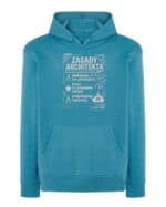 TL1772 SIM30 Prezent dla Architekta Bluza z kapturem <br>Śmieszne Zasady