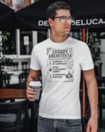 TL1772 SIM4 Prezent dla Architekta Koszulka Śmieszne Zasady