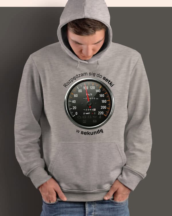 TL1773 SIM19 Śmieszna Bluza z kapturem dla Kierowcy <br>Fan Prędkości