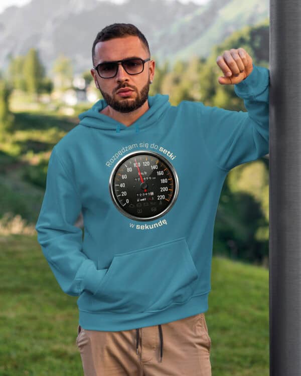 TL1773 SIM26 Śmieszna Bluza z kapturem dla Kierowcy <br>Fan Prędkości