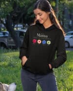 TL1775 SIM23 Prezent dla Mamy Bluza z kapturem <br>Personalizowana Imiona Dzieci