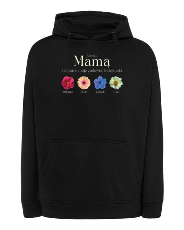 TL1775 SIM25 Prezent dla Mamy Bluza z kapturem <br>Personalizowana Imiona Dzieci