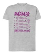 TL1777 SIM6 Śmieszna Koszulka dla Mamy Wielozadaniowa