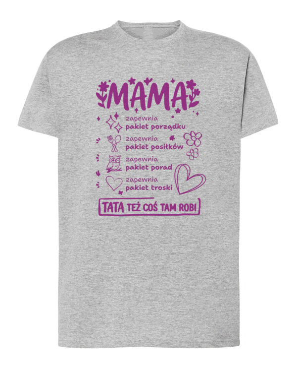 TL1777 SIM6 Śmieszna Koszulka dla Mamy Wielozadaniowa