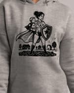 TL1778 SIM18 Bluza z kapturem Prezent Super Mama