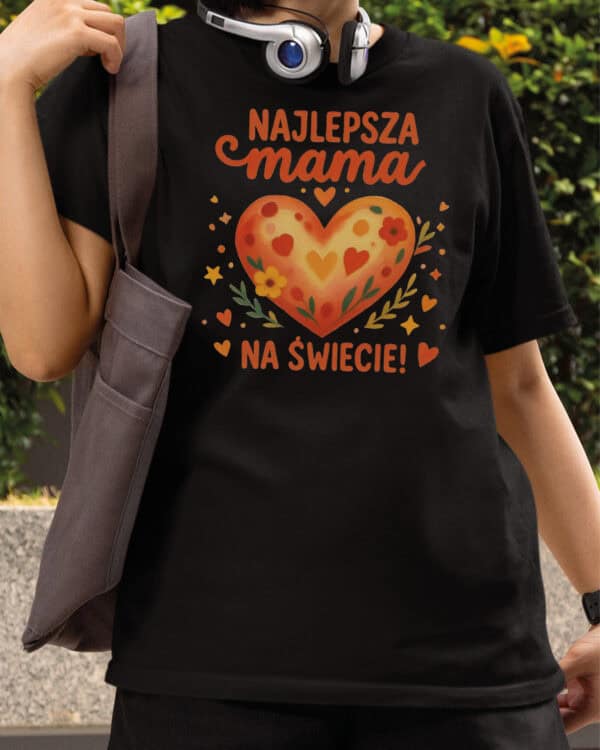 TL1779 SIM13 Koszulka dla Mamy Najlepsza Mama na Świecie