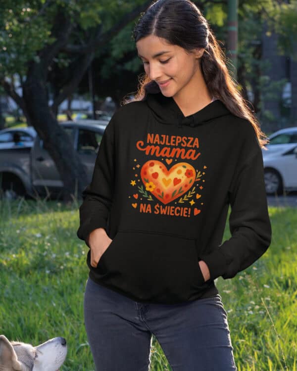 TL1779 SIM23 Bluza z kapturem dla Mamy <br>Najlepsza Mama na Świecie