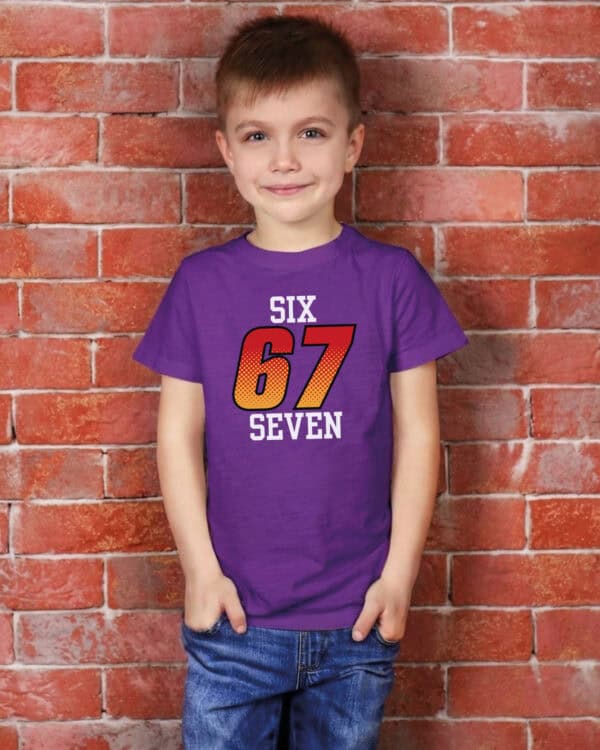 TL1784 MAL12 Koszulka Dziecięca Six seven 67 Super Styl Prezent