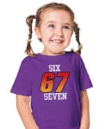 TL1784 MAL14 Koszulka Dziecięca Six seven 67 Super Styl Prezent