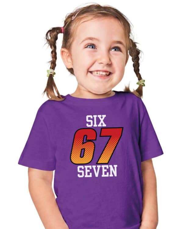 TL1784 MAL14 Koszulka Dziecięca Six seven 67 Super Styl Prezent