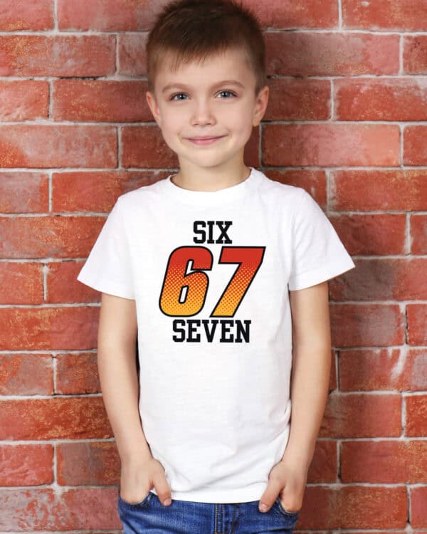 TL1784 MAL7 Koszulka Dziecięca Six seven 67 Super Styl Prezent