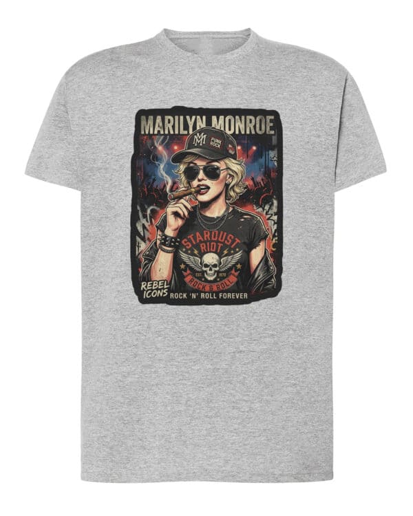 TL1774 SIM6 Koszulka Metalowa Marilyn Monroe Rock&Roll