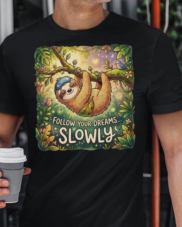 TL1795 SIM15 Koszulka Leniwiec Śnij Powoli