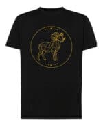 TL1801 SIM11 Koszulka Znak Zodiaku Lineart <br>Minimalistyczny Baran