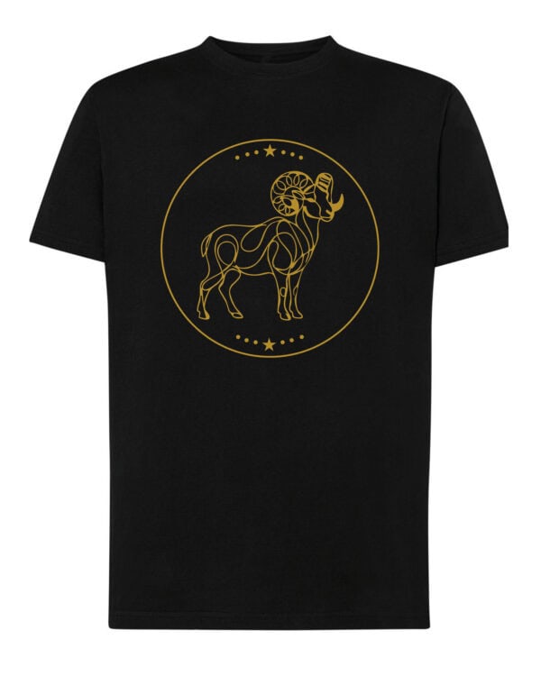 TL1801 SIM11 Koszulka Znak Zodiaku Lineart <br>Minimalistyczny Baran