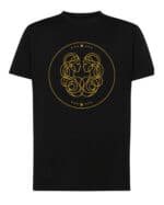 TL1803 SIM11 Koszulka Znak Zodiaku Lineart <br>Minimalistyczny Bliźnięta