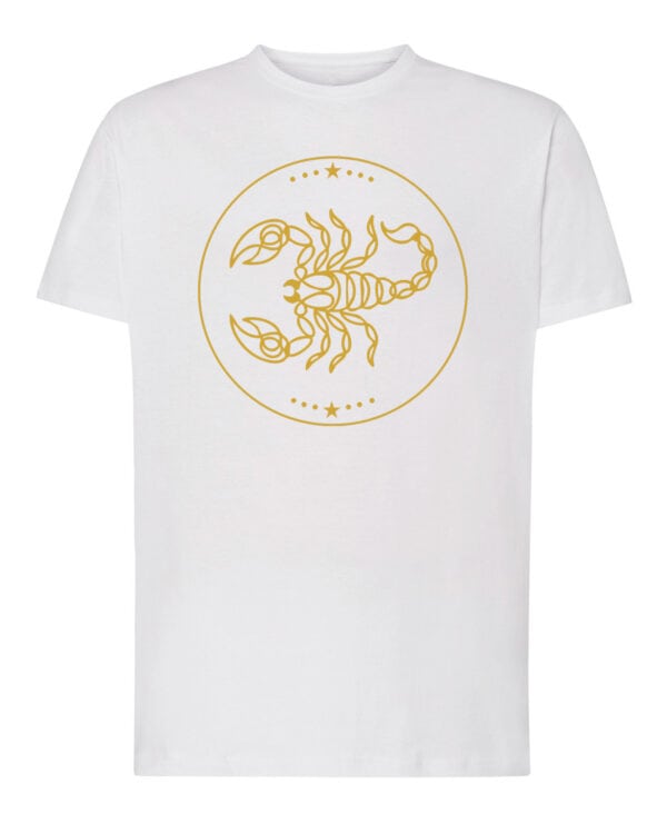 TL1805 SIM Koszulka Znak Zodiaku Lineart <br>Minimalistyczny Skorpion