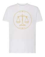 TL1807 SIM Koszulka Znak Zodiaku Lineart <br>Minimalistyczny Waga