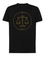 TL1807 SIM11 Koszulka Znak Zodiaku Lineart <br>Minimalistyczny Waga