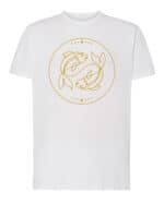 TL1808 SIM Koszulka Znak Zodiaku Lineart <br>Minimalistyczny Ryby