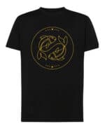 TL1808 SIM11 Koszulka Znak Zodiaku Lineart <br>Minimalistyczny Ryby