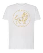 TL1811 SIM Koszulka Znak Zodiaku Lineart <br>Minimalistyczny Lew