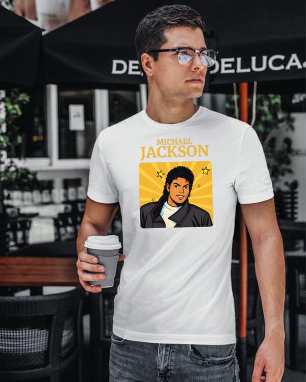 TL1874 SIM4 Koszulka Michael Jackson pop art